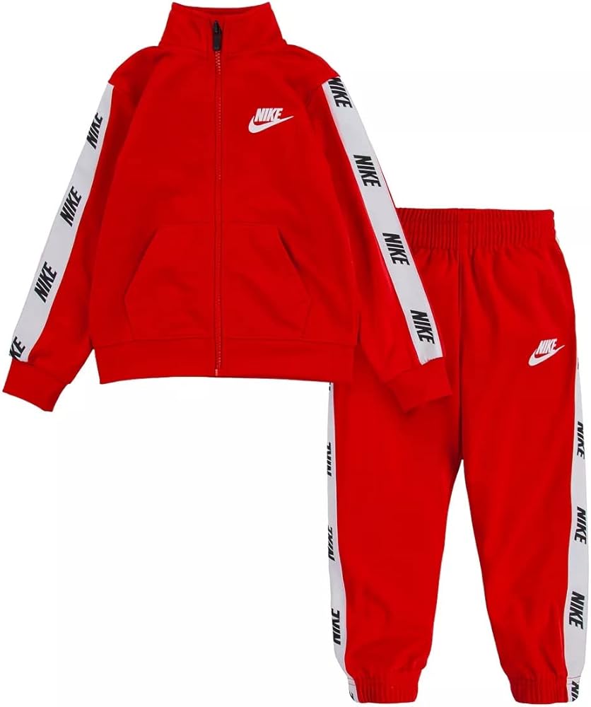 Nike Toddler Boys Logo Taping Full Zip Jacket and Pants 2 Piece Set