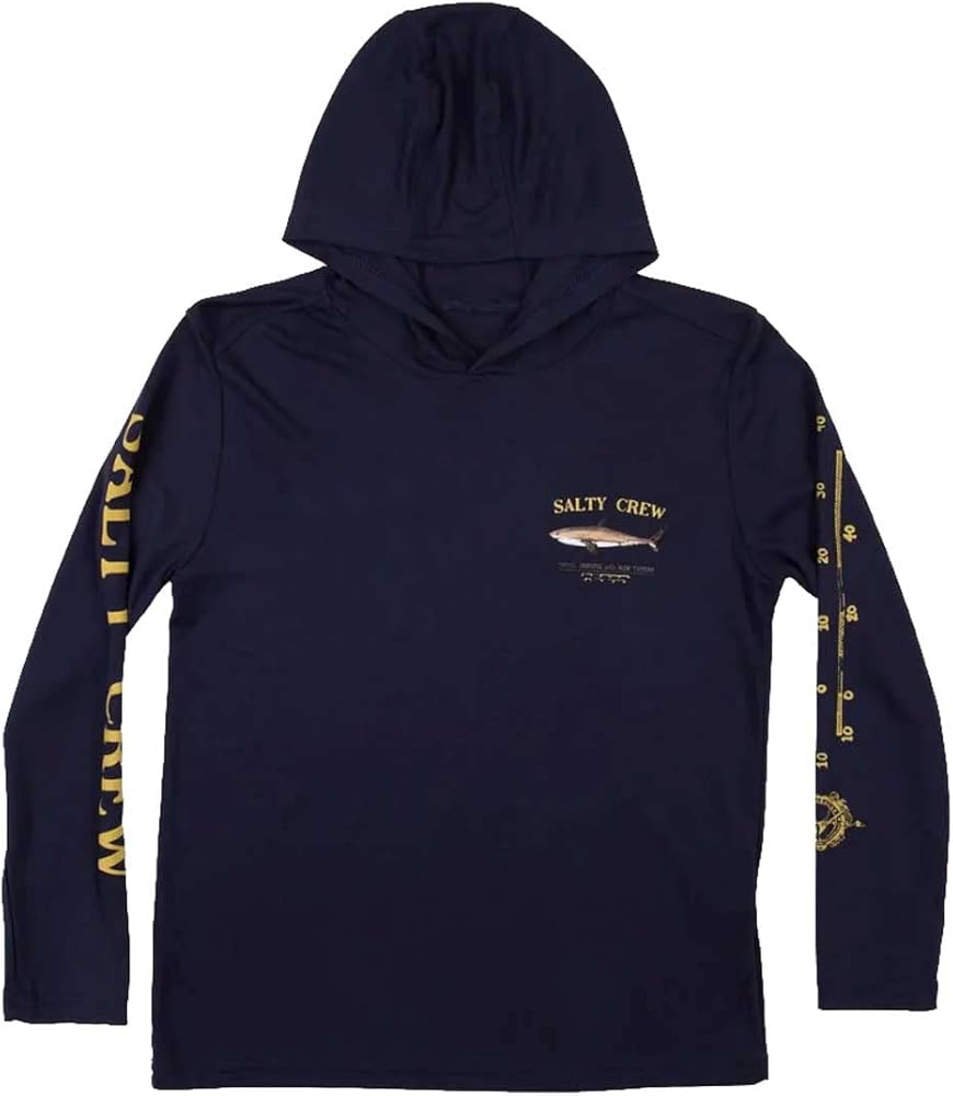 Salty Crew Big Boys' Bruce Surf Hoody - Navy