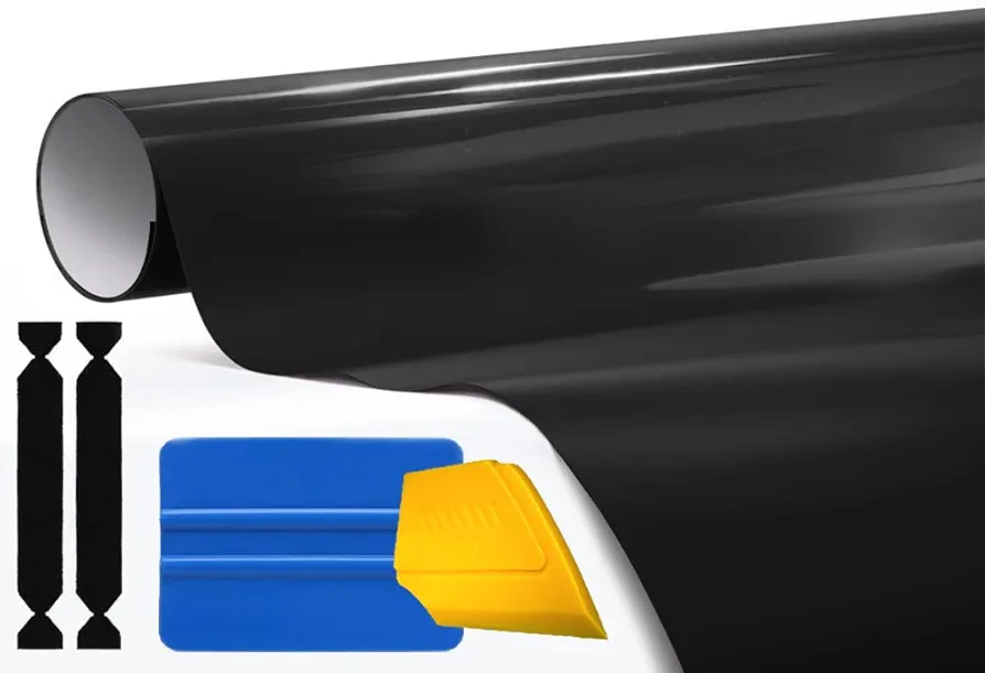 VViViD 3M Automotive Vinyl Wrap Roll (Gloss Black, 2ft x 5ft)