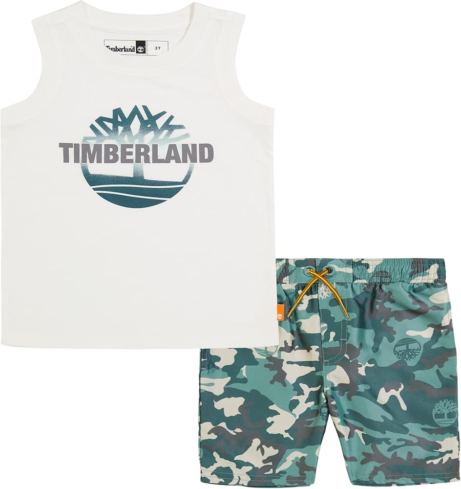 Timberland boys 2 Pieces Tank Short SetShorts Set