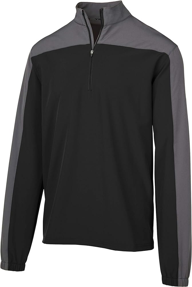 Mizuno Boys Comp Long Sleeve Batting Jacket, Black-shade, Medium US