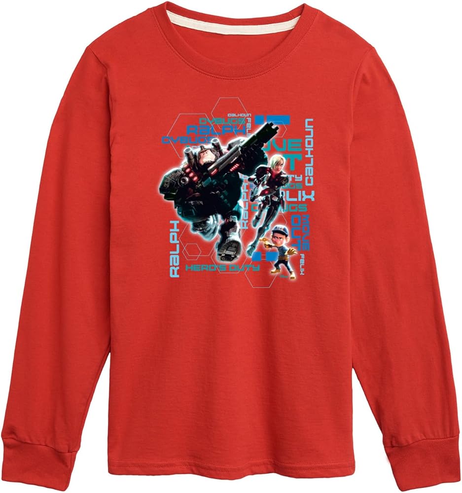 Disney Wreck It Ralph - Hero's Duty - Move Out - Toddler & Youth Long Sleeve Graphic T-Shirt