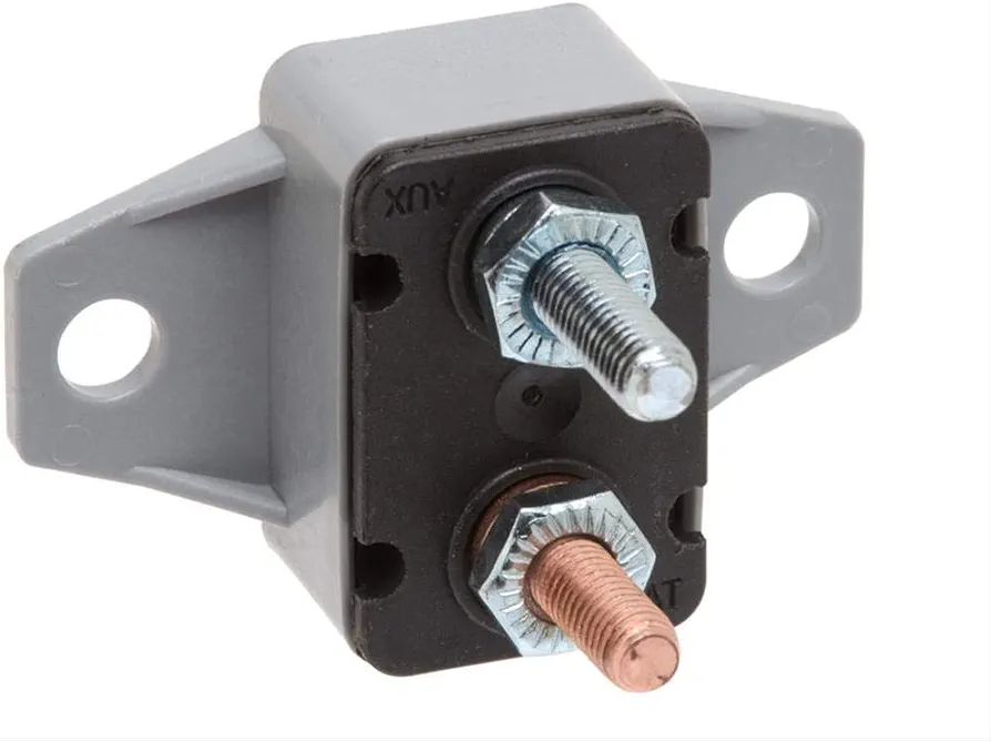 Bussmann CB123-50B Type III Heavy Duty Automotive Circuit Breaker with Stud Terminals & Bracket (50Amp), 1 Pack