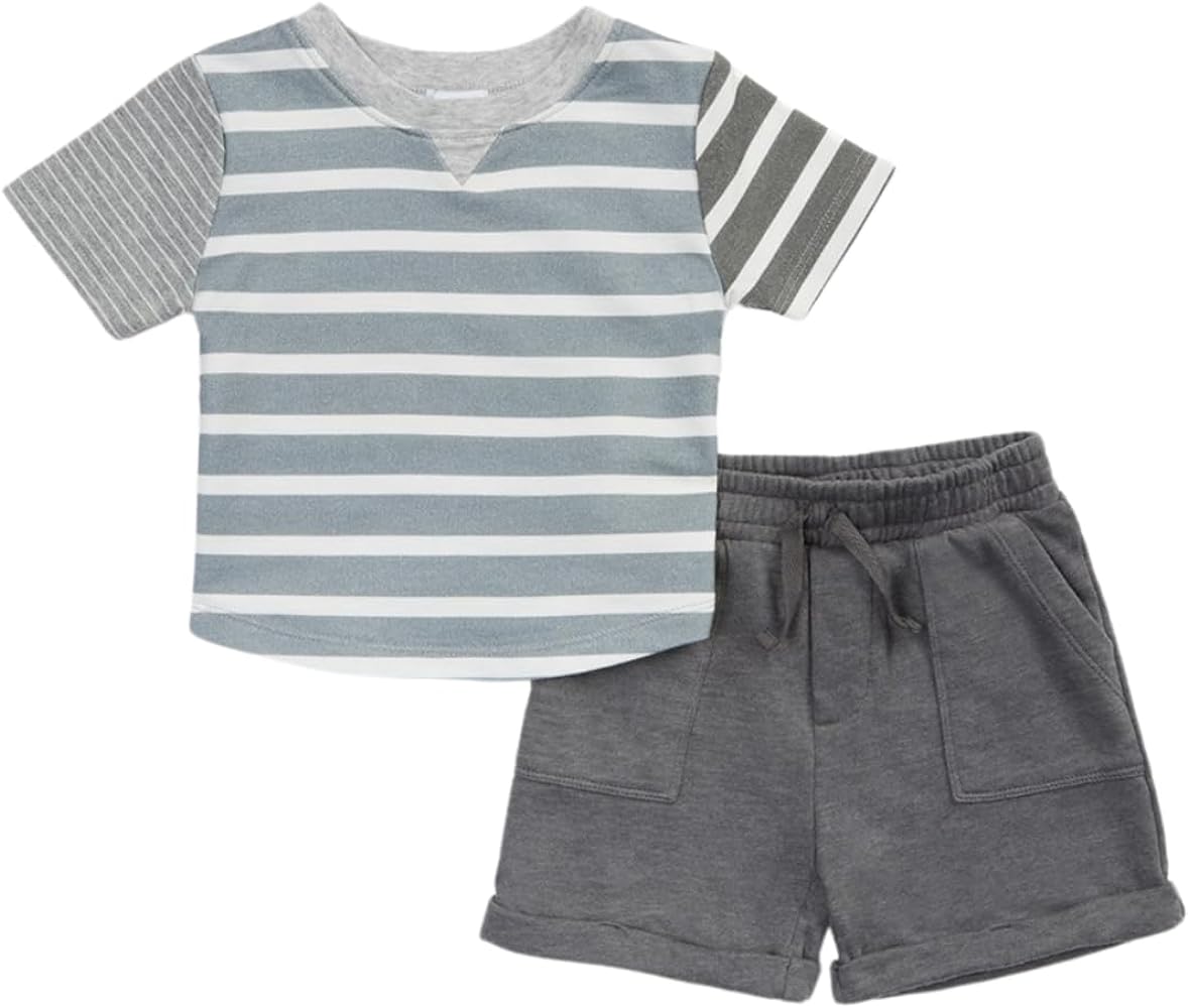 Splendid Boys Mixed Stripe Tee SetBaby Boys Short Set