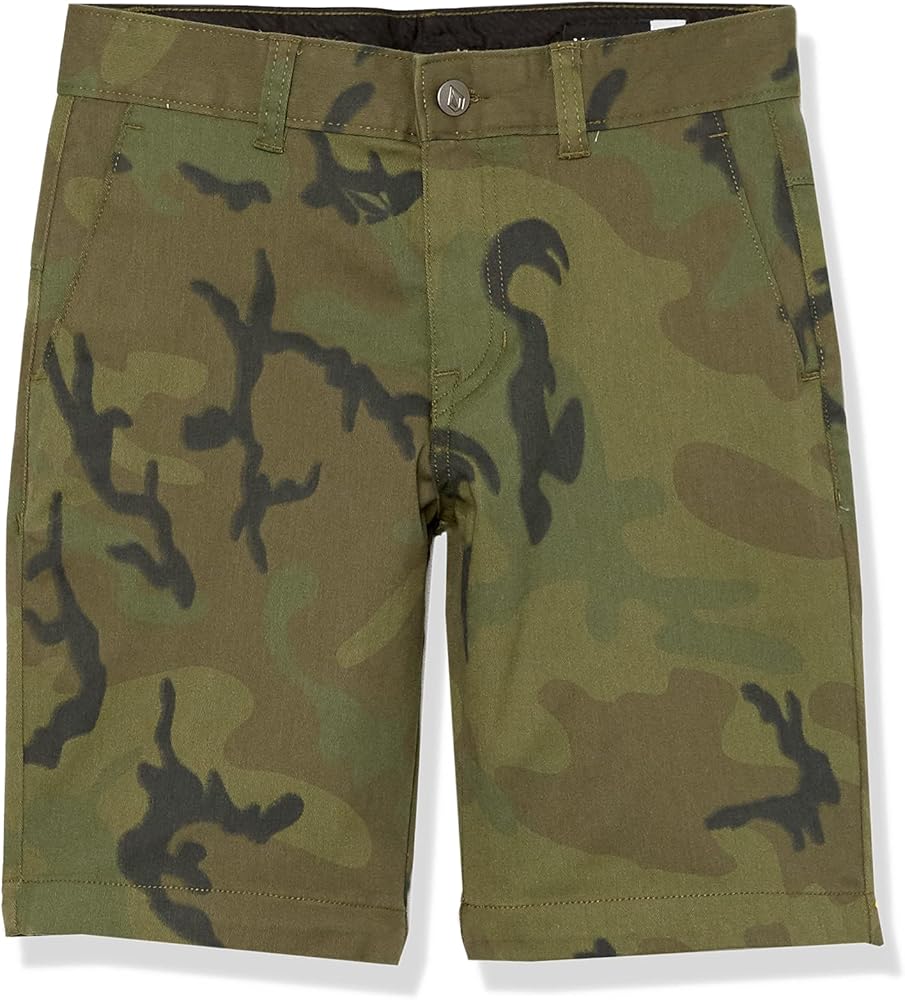 Volcom Boys' Big V Monty Stretch Chino Shorts