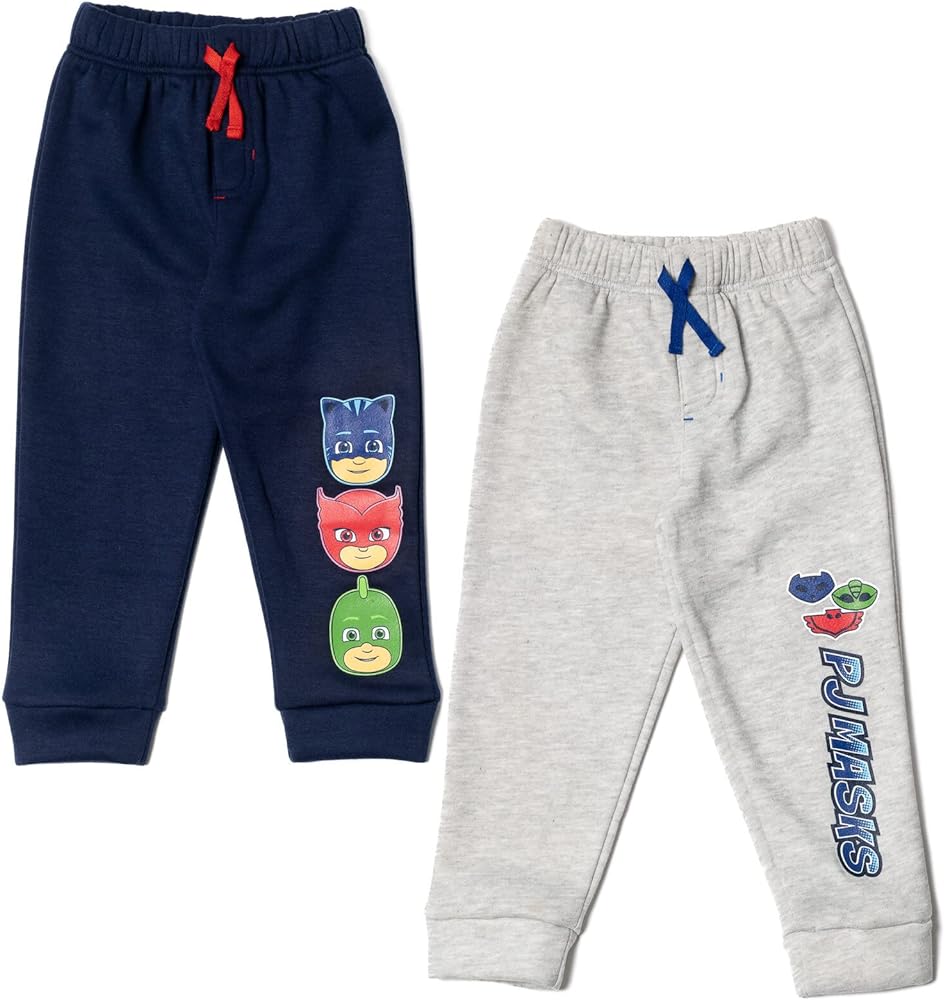 PJ Masks Gekko Owlette Catboy 2 Pack Jogger Pants Toddler to Little Kid