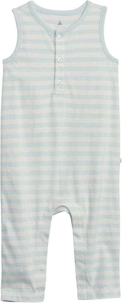 GAP boys Knit Henley Tank One Piece