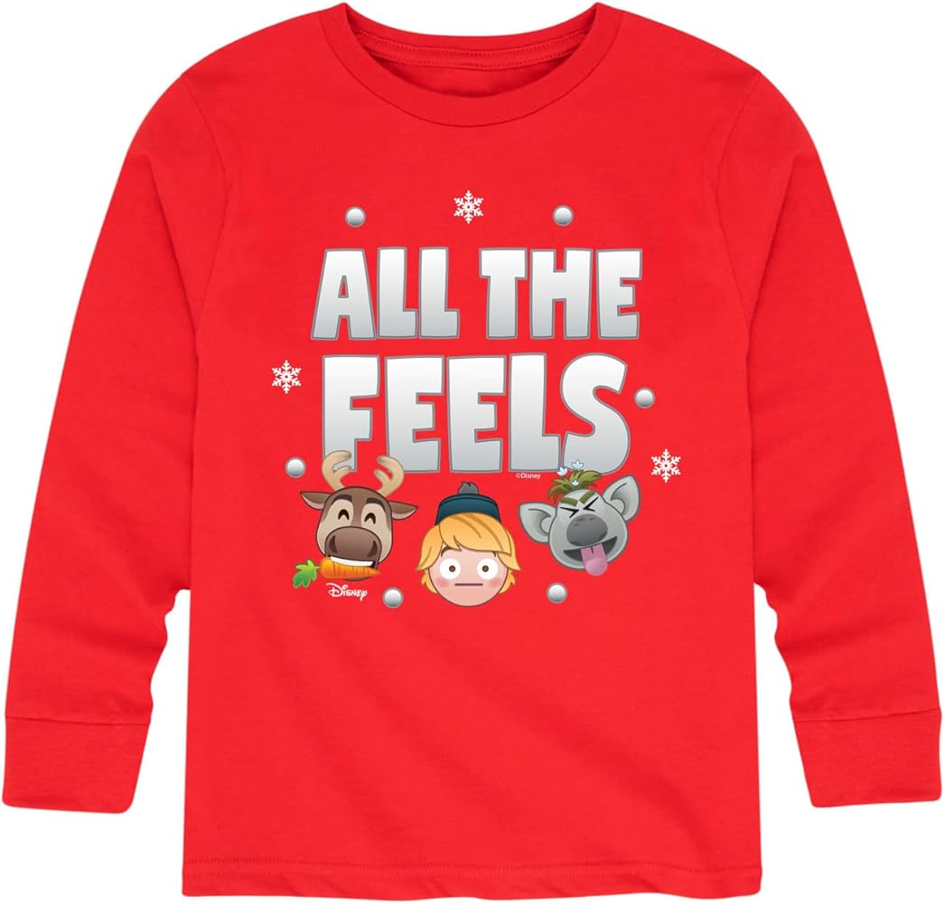 Disney - All The Feels - Toddler and Youth Long Sleeve Graphic T-Shirt