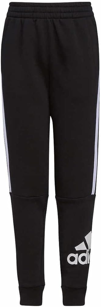 adidas Youth Jogger, Black/White, Small