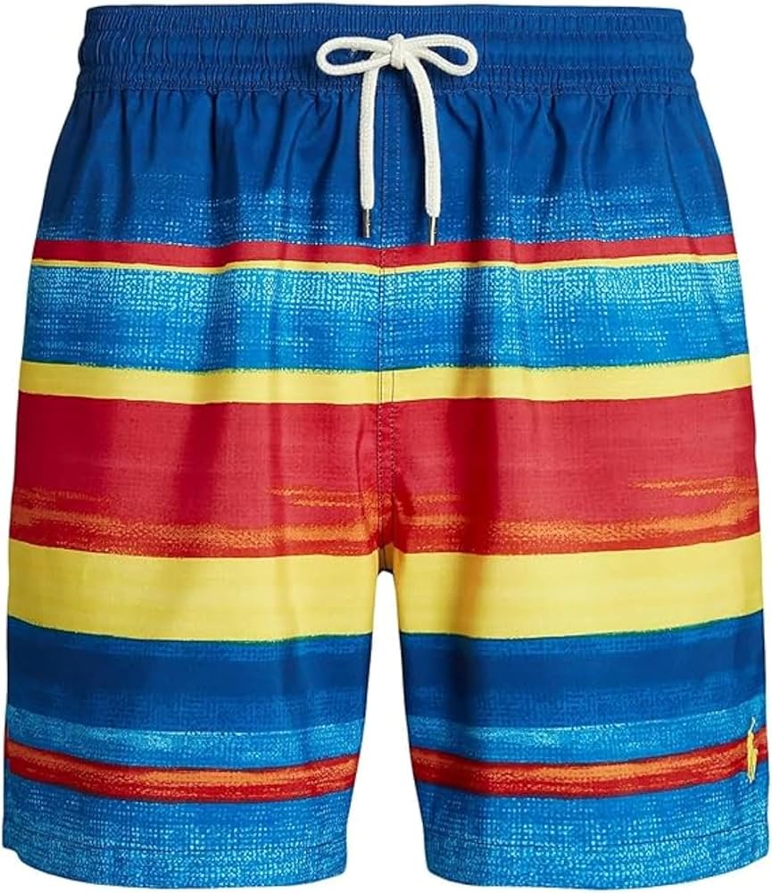 POLO RALPH LAUREN Boys Swim Trunks Big Kids Size 14-16 (Large) Blue Multi