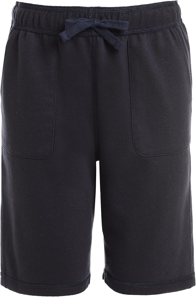 Nautica Little Boys' School Uniform Sensory-Friendly French Terry Short