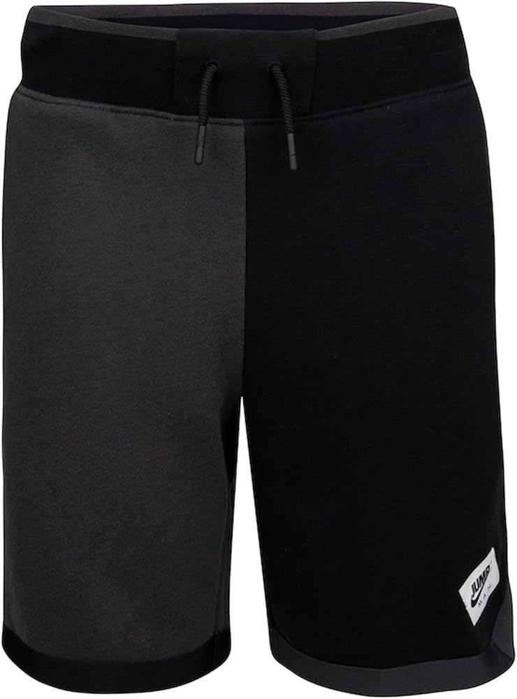 Jordan Boy's Jumpman FT Shorts (Big Kids) Black SM (8 Big Kid)