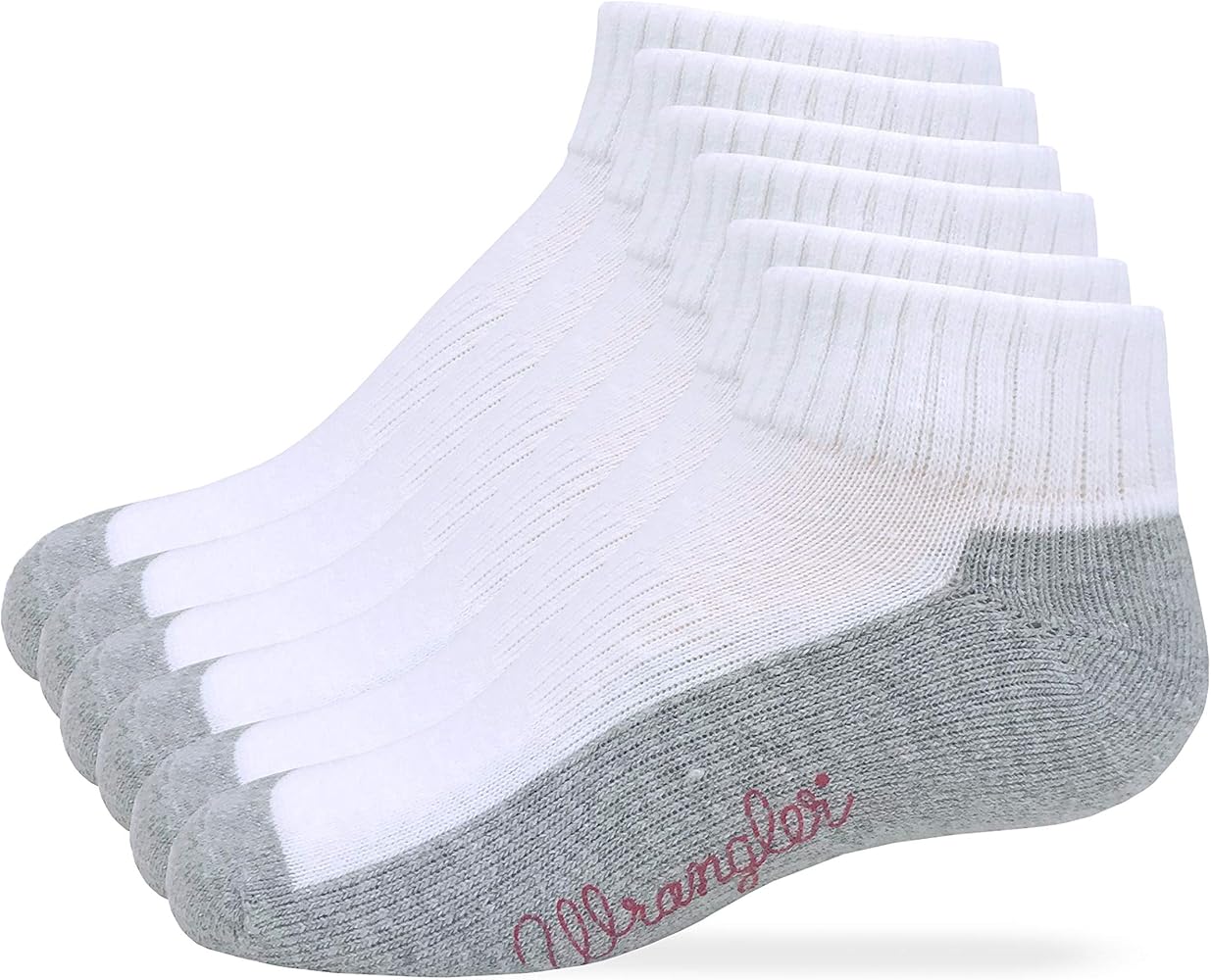 Wrangler Boys Cotton Quarter Length Socks 3 Pack