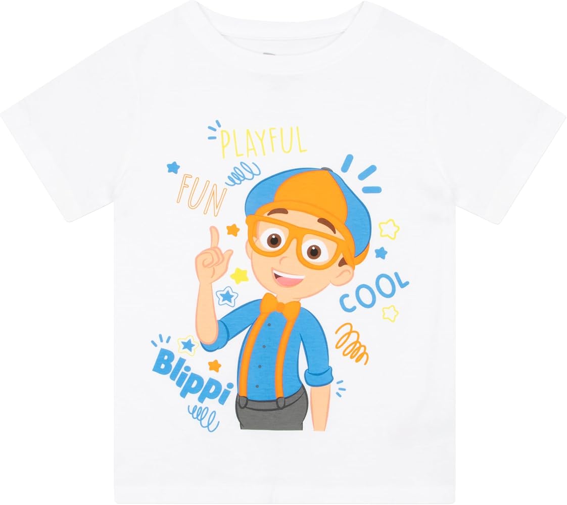 Blippi T-shirt | Shirts for Boys | 100% Cotton Tshirt | Sizes 2T-8