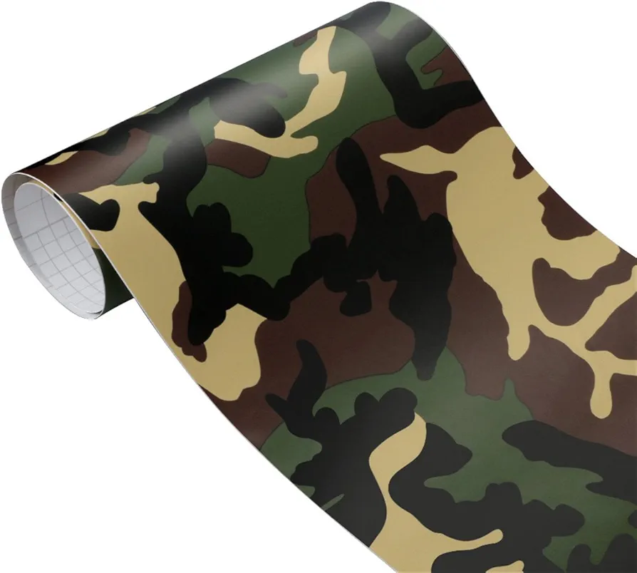 Camouflage Car Vinyl Wrap Film Contact Paper Digital Camo Automobile Adhesive Sticker Sheets Interior Styling Decoration Accessories, 12 x 39.4 inch / 30 x 100 cm