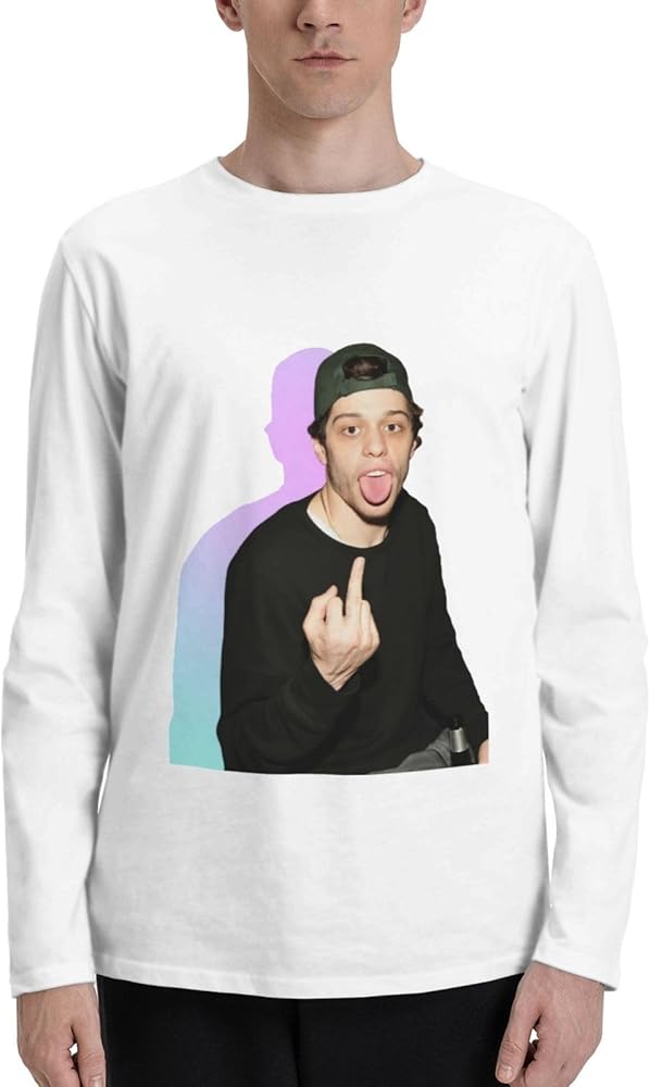 Pete Davidson T Shirts Boys Loose Fit Casual Athletic Long Sleeve O-Neck Cotton T Shirts Tops