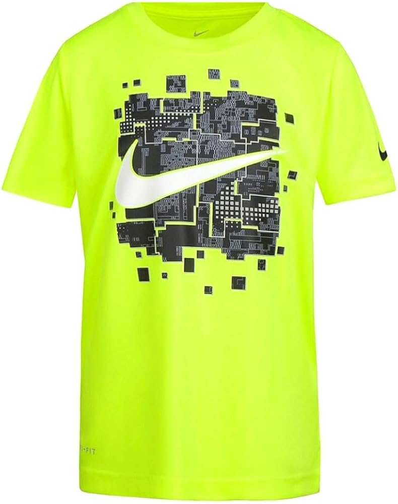 Nike Toddler Boy Dri-FIT Logo Tee (V(76H434-F68)/B, 4T)