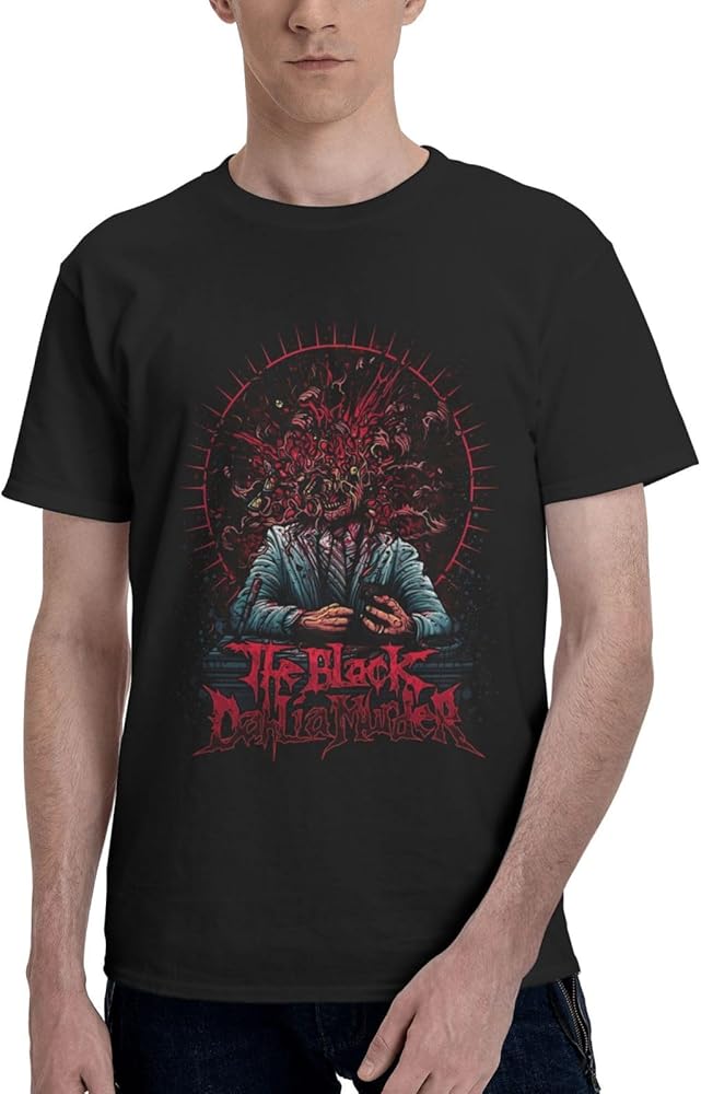 Rock Band T Shirts The Black Dahlia Murder Boy's Summer Cotton Tee Crew Neck Short Sleeve Clothes Black