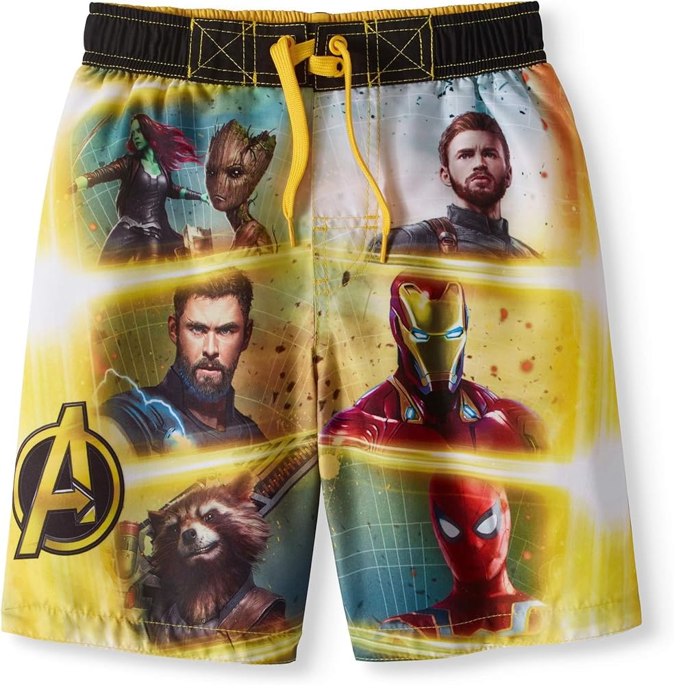 Marvel Boy's Avengers Infinity War Swim Trunk