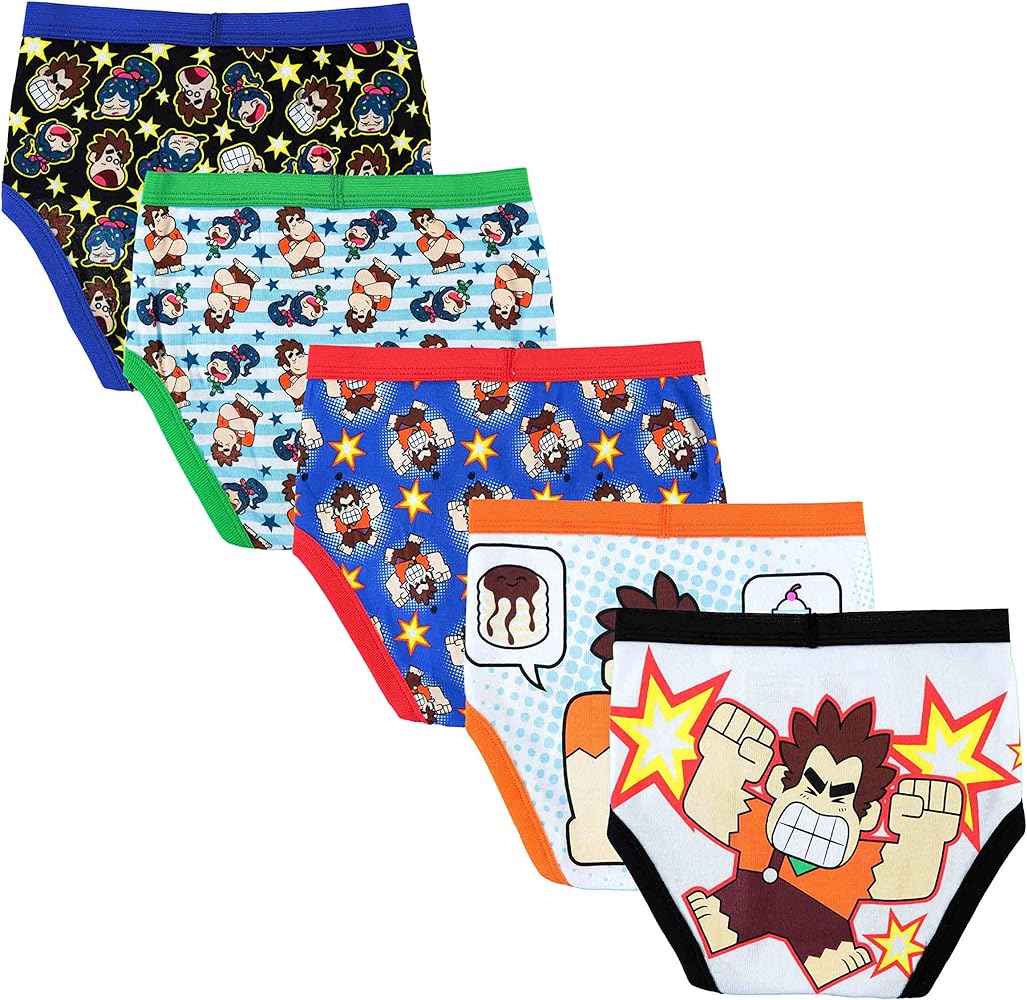 Disney Boys' Wreck It Ralph 5-Pack Brief