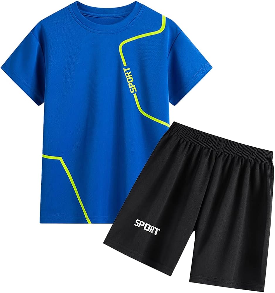 Jingle Bongala Short Sleeve Athletic T-Shirt & Shorts Outfit Set