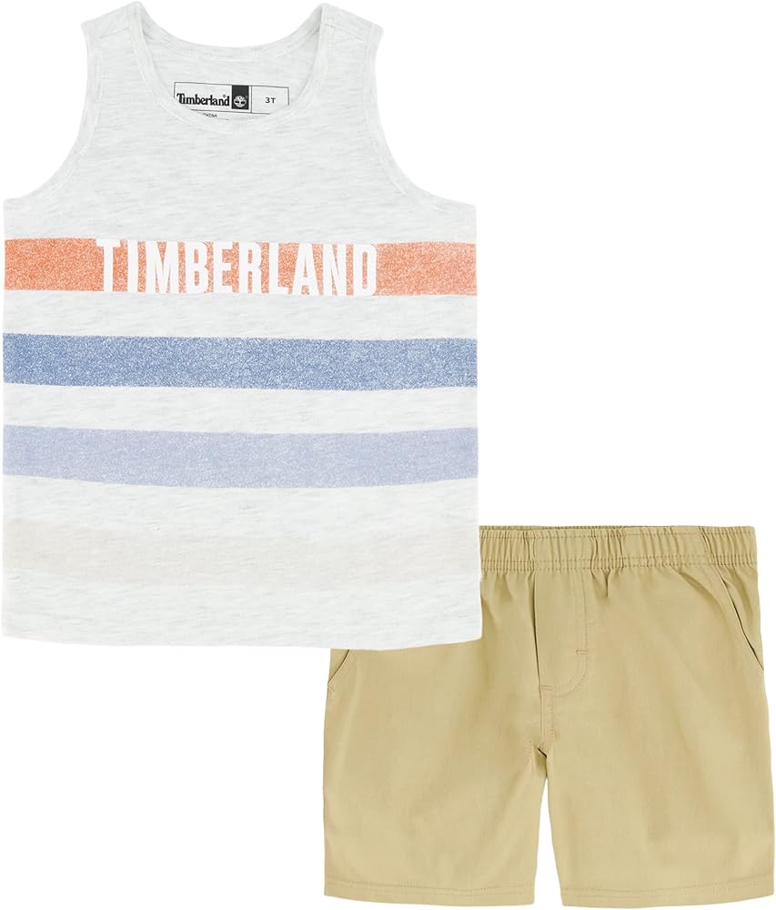 Timberland boys 2 Pieces Tank Short Set