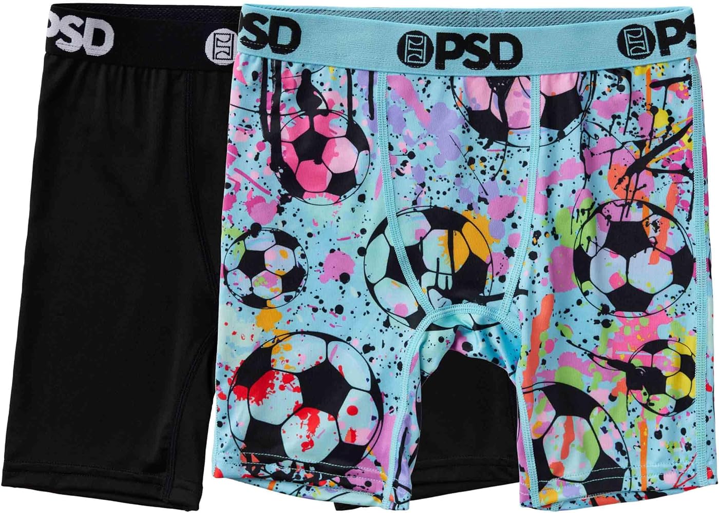 PSD Youth Boy's Sports Print Boxer Briefs - Breathable and Supportive Kids Underwear with Moisture-Wicking Fabric