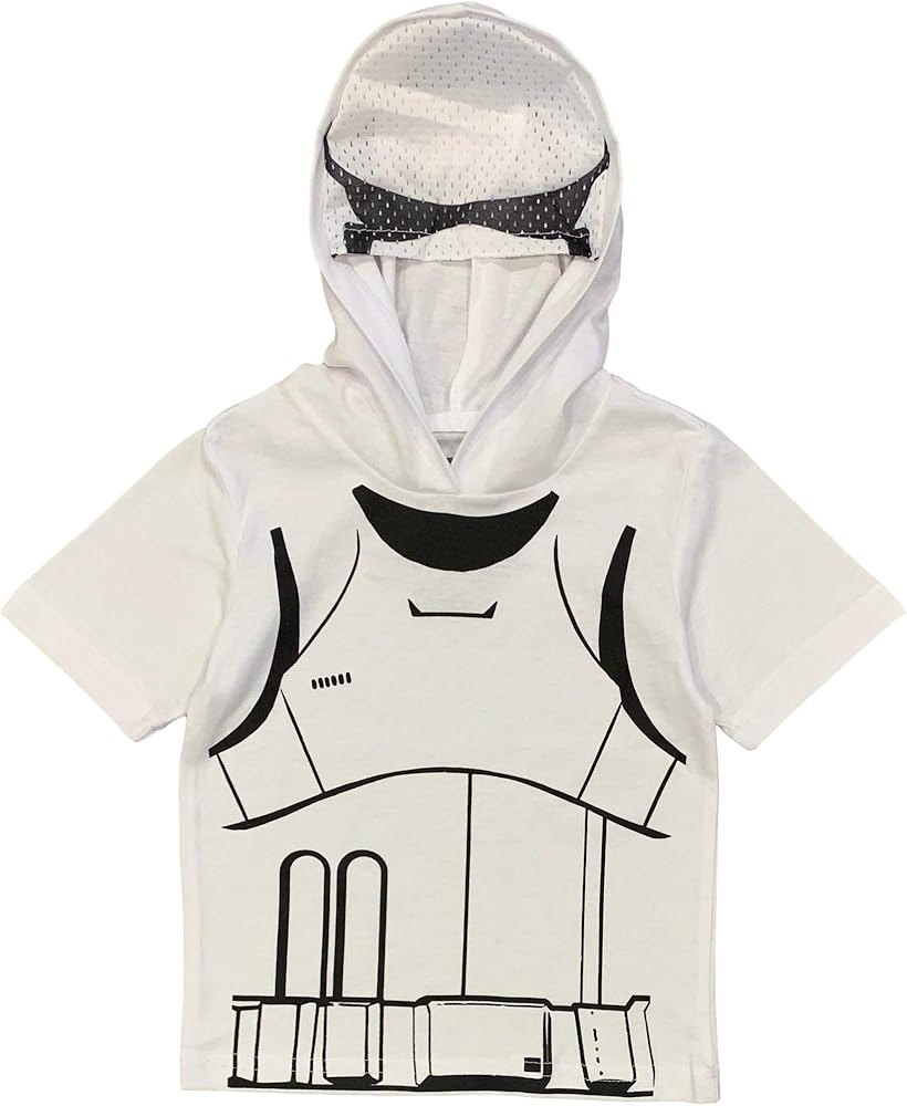 Star Wars Little Boys' Hooded T-Shirt with Mask