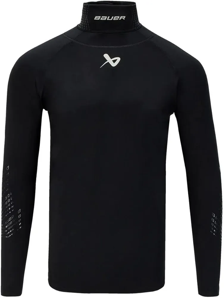 Bauer - Youth Long Sleeve Neckprotect (Black, S)