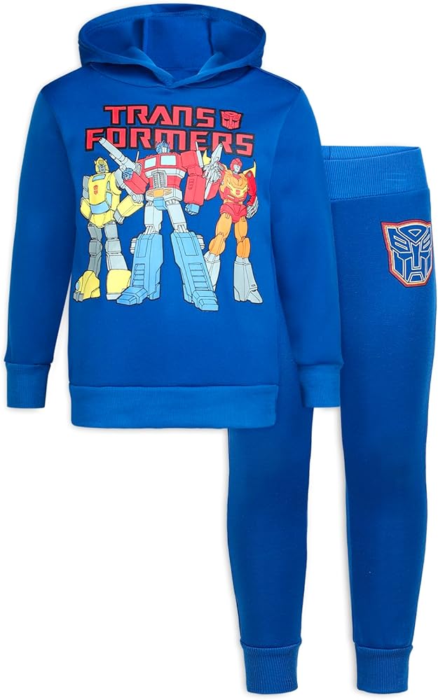 Hasbro’s Transformers Hoodie and Jogger Pant Set, Comfy Active Wear for Kids