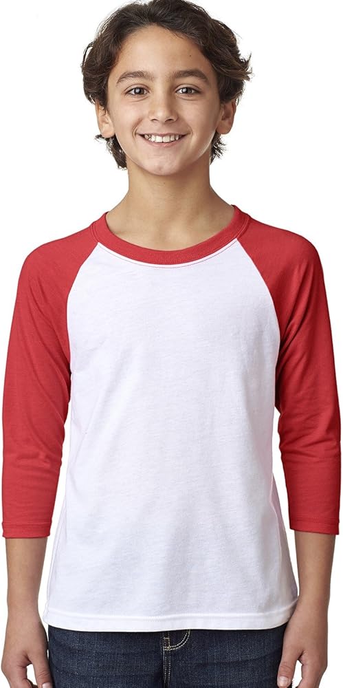 The Next Level Boys CVC 3/4-Sleeve Raglan Tee (3352)