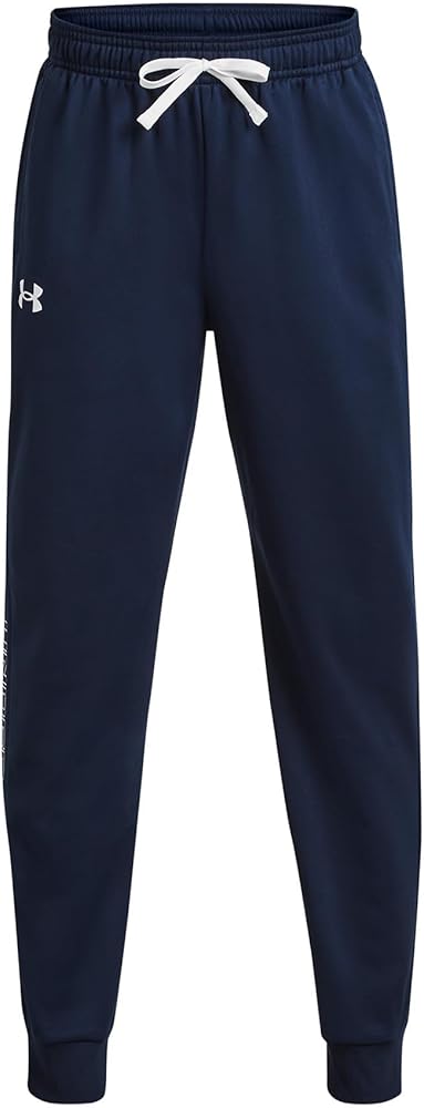 Under Armour Boys Brawler 2.0 Tapered Pants, (408) Academy / / White, Medium Plus