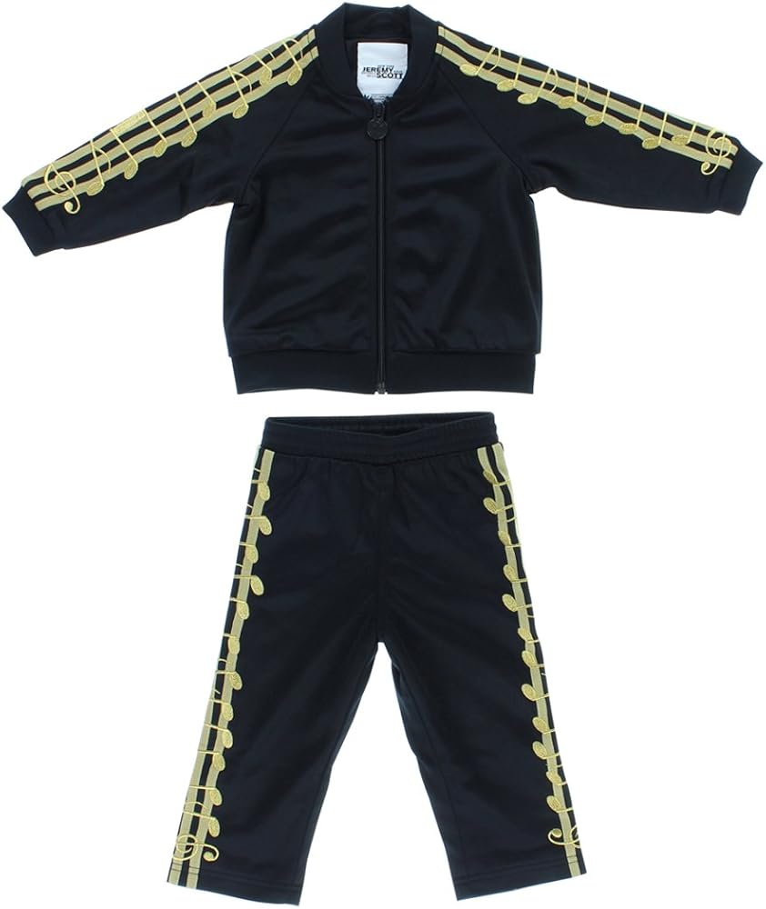 adidas Jeremy Scott Music Note Black Jumpsuit