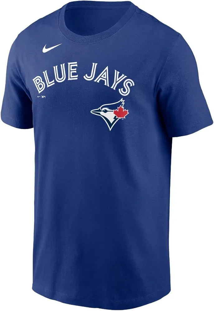 Nike Team Youth Wordmark Poly Tee SM Royal Blue Jays