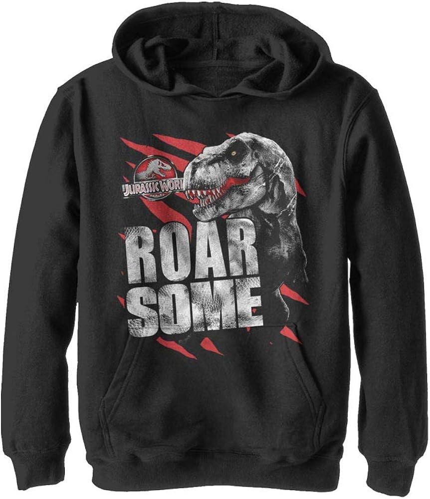 Jurassic World Boys' Hooded Pullover Fleece