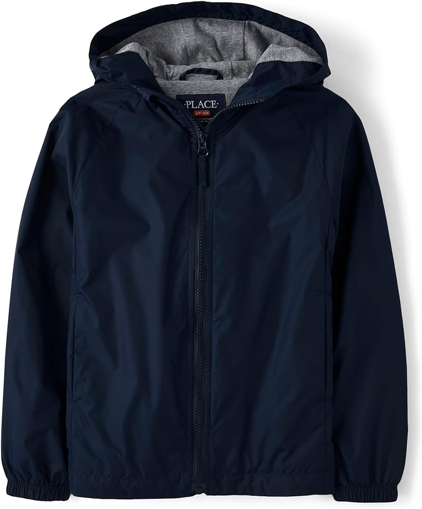 The Children's Place Boys' Uniform Windbreaker Jacket