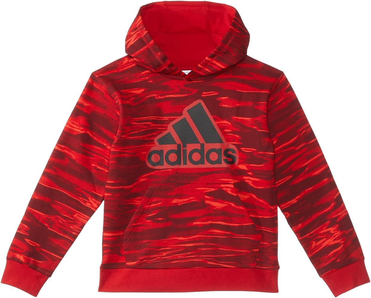 adidas Boy's All Over Print Liquid Camo Hooded Pullover (Big Kids)