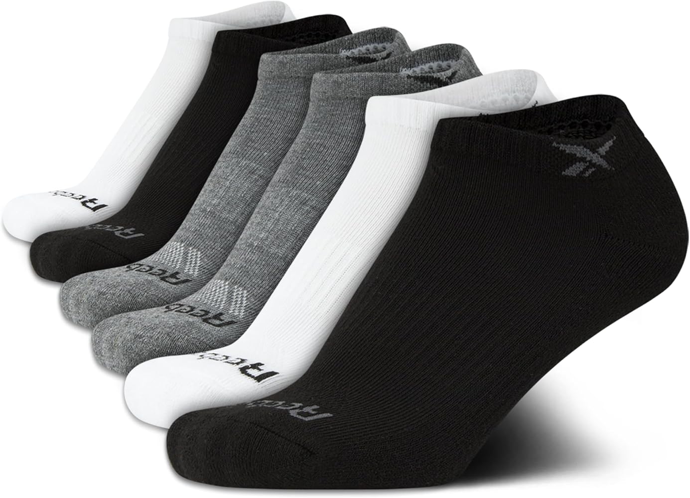 Reebok Boys Cushion Comfort Low Cut Basic Socks (6 Pack)