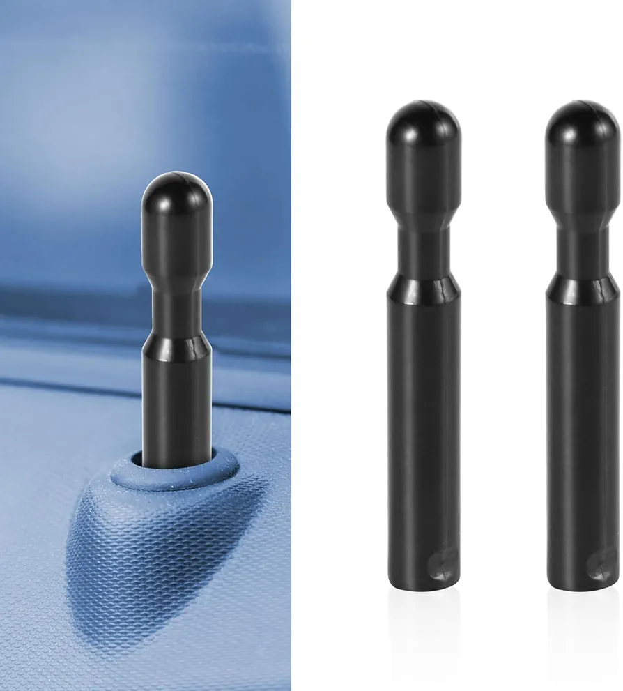 2pcs Car Door Locking Knobs, Black Plastic Auto Interior Door Locking Pulls Inner Door Locking Pull Pin Suitable for F150 Fodz-5421850-a Car Accessories Vehicle Replacement Parts