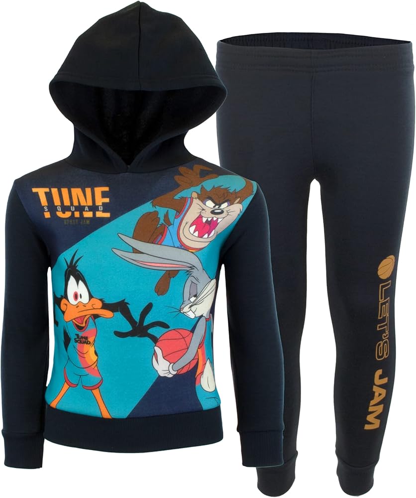 space jam 2: A New Legacy Looney Tunes Boys Pants Sets, Looney Tunes Hoodie and Pants Bundle Set for Boys