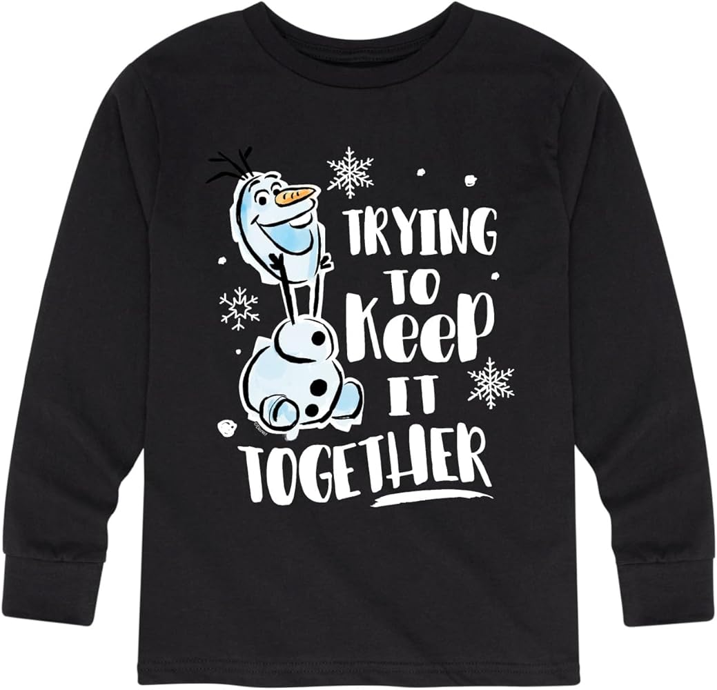 Disney Frozen 2 - Trying to Keep It Together - Toddler and Youth Long Sleeve Graphic T-Shirt