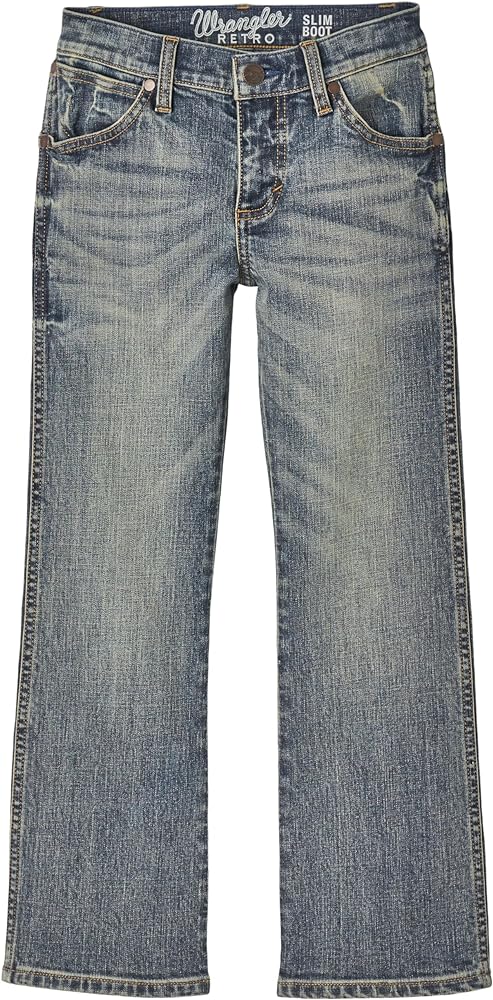 Wrangler Boys' Retro Relaxed Fit Boot Cut Jean