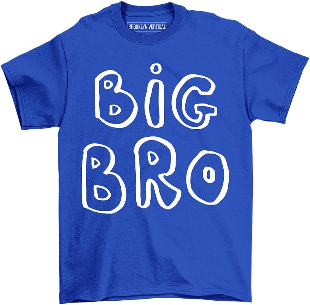 BROOKLYN VERTICAL Big Brother T-Shirt for Big Bro Announcement, Promoted to Big Bro, Everyday Wear| Toddler to Big Boy Sizes