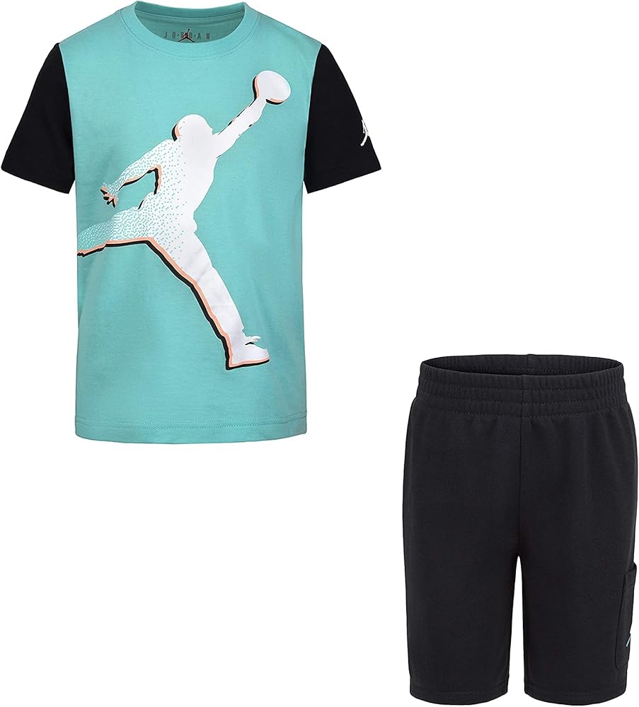 Jordan Boy's Jumpman Cargo Tee/Shorts Set (Little Kids/Big Kids)