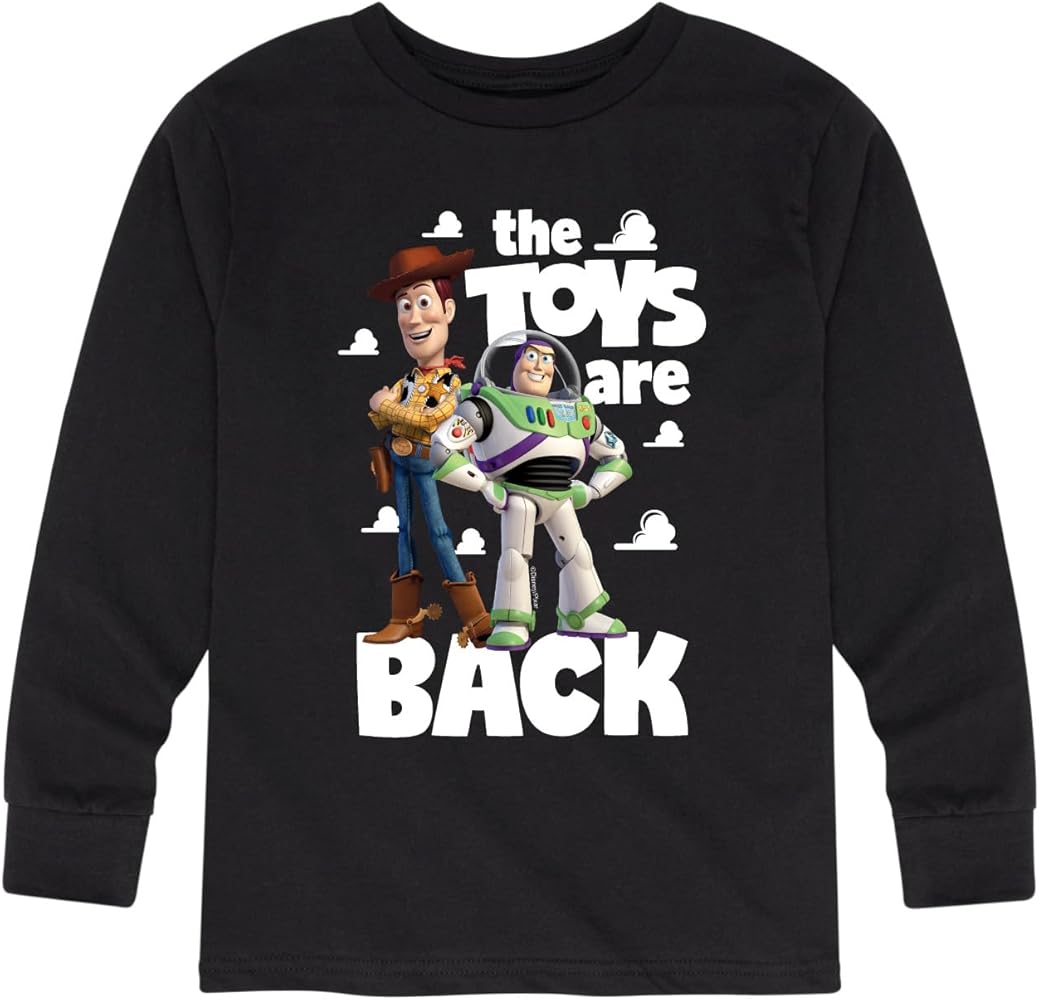 Disney Toy Story - The Toys are Back - Toddler and Youth Long Sleeve Graphic T-Shirt