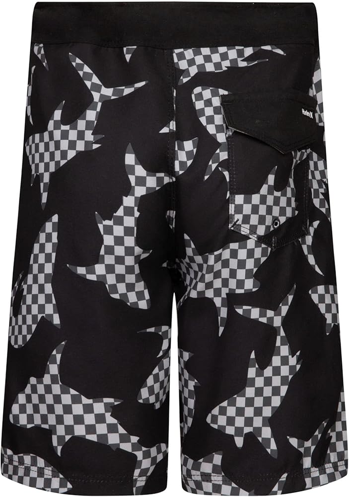 Hurley Boy's Checkered Shark Boardshorts (Big Kids)