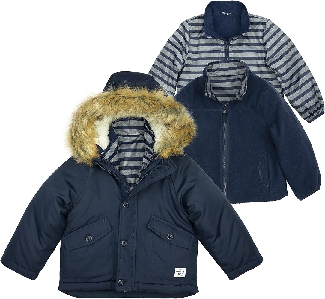 OshKosh B'Gosh boys 4-in-1 Heavyweight Systems Jacket Coat