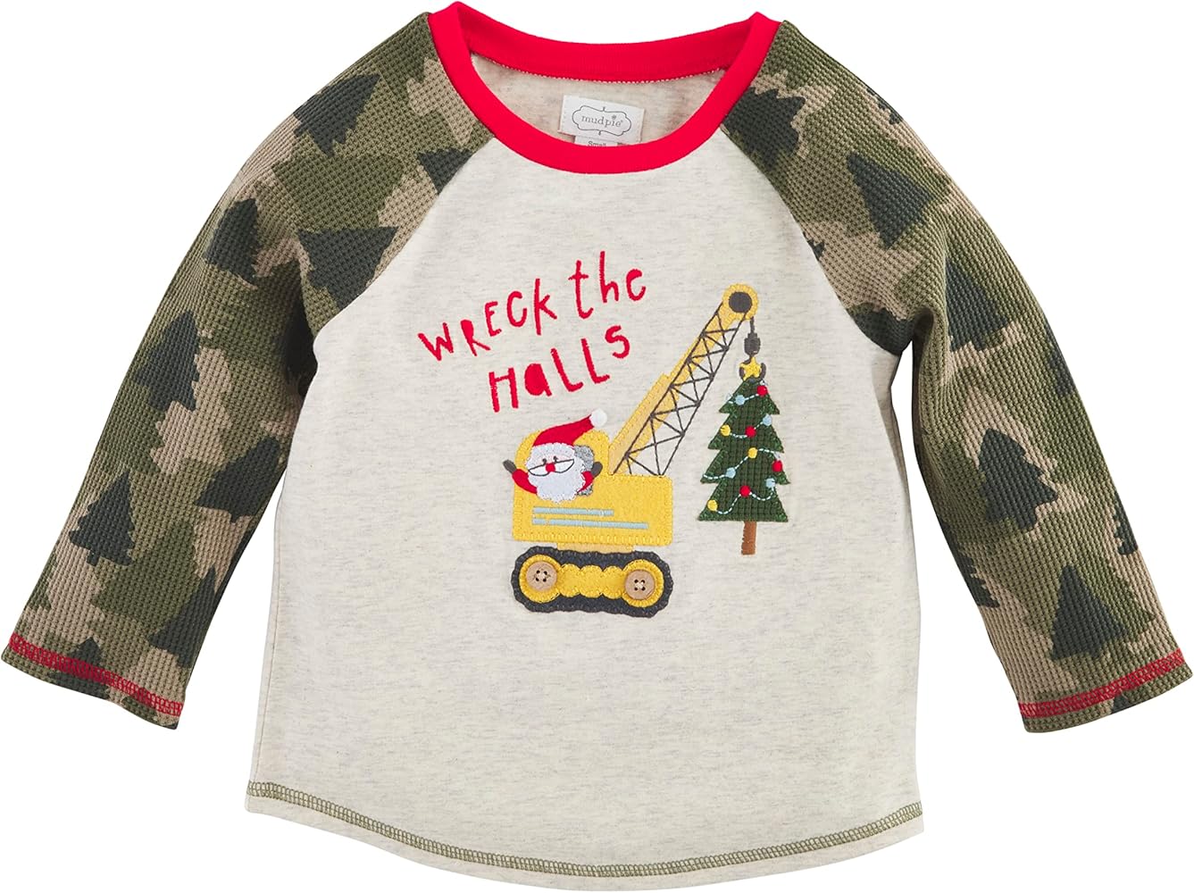 Mud Pie Boys Tee, Wreck The Halls