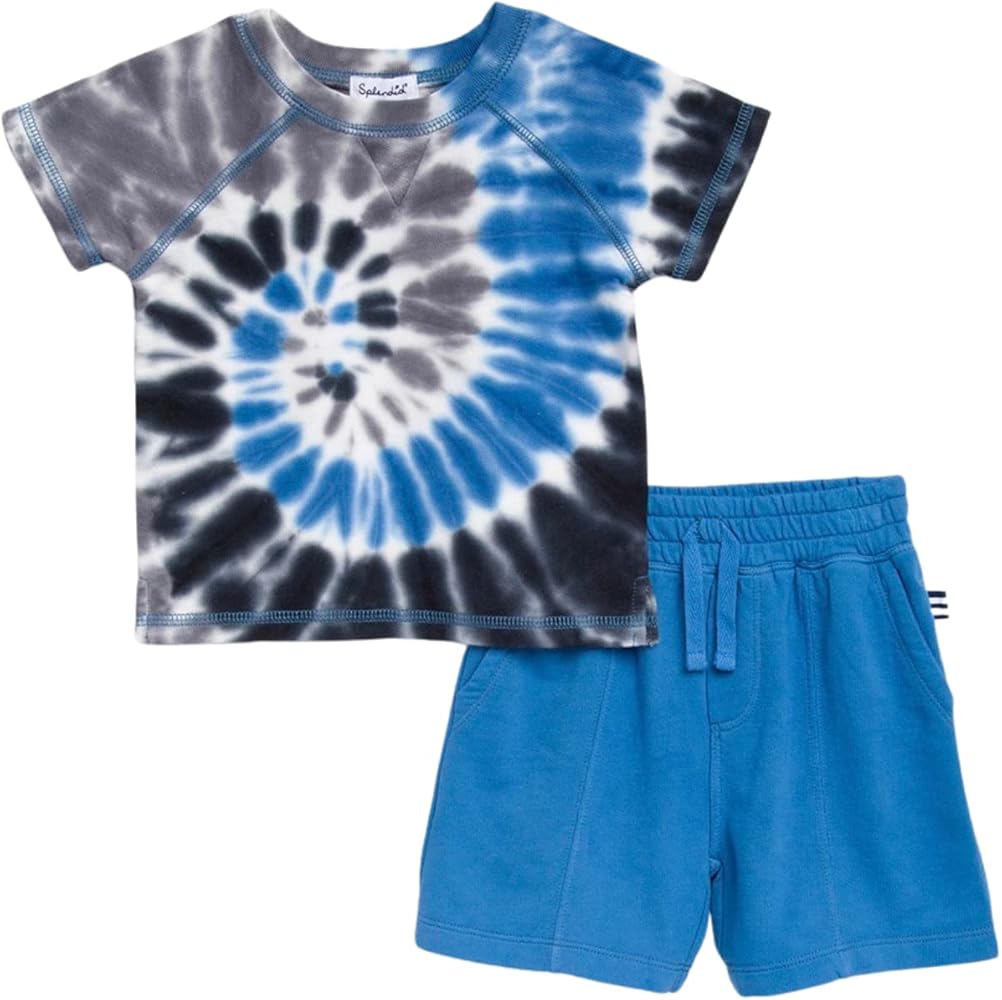 Splendid boys Cobalt Tie-dye Short Setsshort-sets