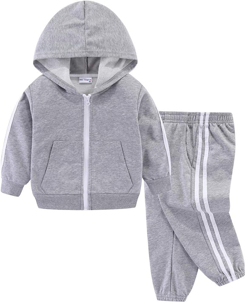 Mud Kingdom Little Boys Jogger Set Long Sleeve Casual Outerwear